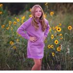 Robes violet lavande à motif fleurs Taille 5 ans look sportif pour fille de la boutique en ligne Etsy.com 