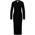 Robes en laine de créateur HUGO BOSS BOSS noires métalliques à manches longues Taille S look casual pour femme 