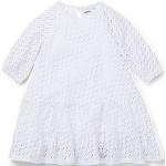 Robes à manches longues HUGO BOSS BOSS blanches en coton à volants de créateur Taille 4 ans pour fille de la boutique en ligne Hugoboss.fr avec livraison gratuite 