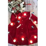 Robes en dentelle rouges à volants pour fille de la boutique en ligne Etsy.com 