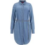 Robes à manches longues Guess bleu ciel en coton mélangé classiques pour fille de la boutique en ligne Guess.eu avec livraison gratuite 