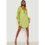 Robes d'été Boohoo vertes à manches trois-quart Taille L pour femme en promo 