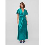Robes Vila turquoise à manches courtes à manches courtes pour femme 