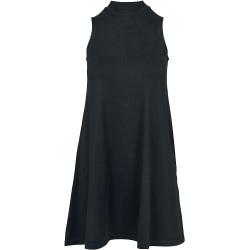 Robe courte de Urban Classics - Robe Trapèze Col Roulé - XS à 4XL - pour Femme - noir