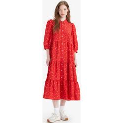 Robe Cynthia Rouge / Smaller Isabel Script Red