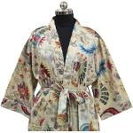 Robes d'été de demoiselle d'honneur multicolores à motif paisley en coton Tailles uniques pour femme 