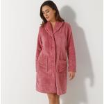 Robes de chambre longues roses en polyester Taille 3 XL pour femme en promo 