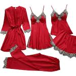 Peignoirs Kimono de mariée rouges en fourrure Taille 3 XL look fashion pour femme 
