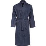 Robes de chambre longues bleus foncé à effet froissé en coton Taille 3 XL look fashion pour homme 