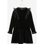 Robes en velours Vertbaudet noires en velours pour fille en promo de la boutique en ligne Vertbaudet.fr 