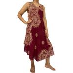 Robes d'été à motif mandala maxi Tailles uniques look casual pour femme 
