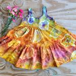 Robes d'été à motif tie-dye en coton pour fille de la boutique en ligne Etsy.com 