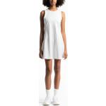 Robes de sport de créateur DKNY blanches en polyester à col rond Taille S pour femme 
