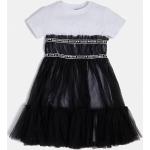 Robes à manches courtes Guess Kids noires en coton mélangé Taille 8 ans pour fille de la boutique en ligne Guess.eu avec livraison gratuite 