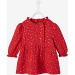 Robes imprimées Vertbaudet rouge foncé en coton Taille 3 ans pour fille de la boutique en ligne Vertbaudet.fr 