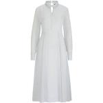 Robes en soie de créateur HUGO BOSS BOSS blanches en soie à manches longues Taille XXS look casual pour femme 