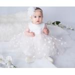 Robes blanc crème en tulle à motif fleurs pour fille de la boutique en ligne Etsy.com 