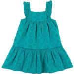 Robes Noukies turquoise à fleurs Taille 3 ans pour fille en promo de la boutique en ligne Vertbaudet.fr 