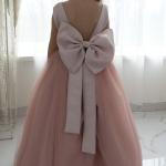 Robes tulle roses en dentelle à motif fleurs pour fille de la boutique en ligne Etsy.com 