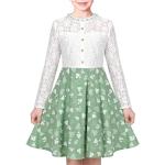 Jupes longues vertes en coton à perles lavable en machine Taille 14 ans look fashion pour fille de la boutique en ligne Amazon.fr 