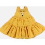 Robes Noukies jaunes à effet zèbre bio éco-responsable Taille 9 ans pour fille en promo de la boutique en ligne Vertbaudet.fr 