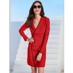 Robes fourreau Ashley Brooke rouges en viscose Taille L look fashion pour femme 