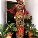 Robes à imprimés de mariage imprimé africain en coton à motif Afrique lavable à la main maxi style ethnique pour femme 