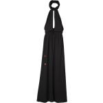 Robes longues bohèmes LONGCHAMP noires longues Taille L style bohème pour femme 