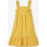 Robes imprimées Vertbaudet jaunes à fleurs en coton à motif fleurs Taille 10 ans pour fille de la boutique en ligne Vertbaudet.fr 