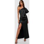 Robes Boohoo noires à manches courtes longues à manches courtes Taille XL look fashion pour femme en promo 