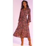 Robes longues violettes à manches longues longues à manches longues Taille 3 XL pour femme en promo 