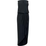Robes bustier Urban Classics noires en viscose maxi Taille XS look streetwear pour femme 