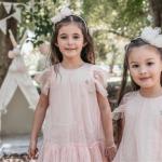 Robes argentées en tulle à volants Taille 6 ans pour fille de la boutique en ligne Etsy.com 