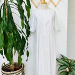 Robes en dentelle vintage de mariage saison été blanches maxi style bohème pour femme 