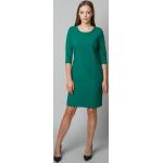 Robes manches trois quart vert foncé en viscose mi-longues à manches trois-quart Taille XXS look fashion pour femme en promo 
