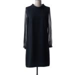 Robe mi-longue noir en coton pour femme - Taille36 - ESPRIT
