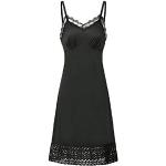 Fonds de robe noirs en polyester Taille XXL look sexy pour femme 