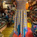 Robes en soie patchwork Tailles uniques look hippie pour femme 