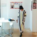 Robes à rayures à rayures plus size pour femme en promo 