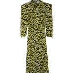 Robes en soie Zadig & Voltaire jaunes à effet léopard en soie à épaulettes Taille XS pour femme en promo 
