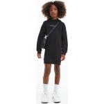 Sweats à capuche Calvin Klein noirs bio éco-responsable de créateur Taille 6 ans pour fille de la boutique en ligne Calvinklein.fr 