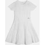 Robes plissées Guess Kids blanches en viscose Taille 7 ans pour fille de la boutique en ligne Guess.eu avec livraison gratuite 
