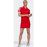 Robes t-shirt adidas adiColor rouges pour femme en promo 