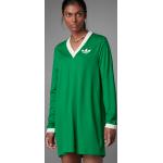 Robes t-shirt adidas adiColor vertes Taille XXS pour femme en promo 
