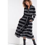 Robes en laine gris foncé à rayures Taille XXL pour femme 