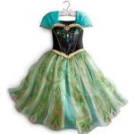 Déguisements verts de princesses La Reine des Neiges Anna Taille 10 ans look fashion pour fille de la boutique en ligne Rakuten.com 