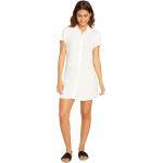 Robes chemisier Volcom blanches Taille L look fashion pour femme 