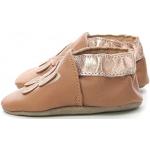 Chaussures Robeez camel en cuir en cuir Pointure 17 look fashion pour enfant en promo 
