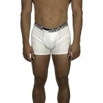 Boxers Roberto Cavalli blancs en coton Taille L look fashion pour homme 