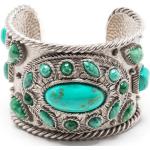 Bracelets manchette Roberto Cavalli argentés en métal pour femme en promo 